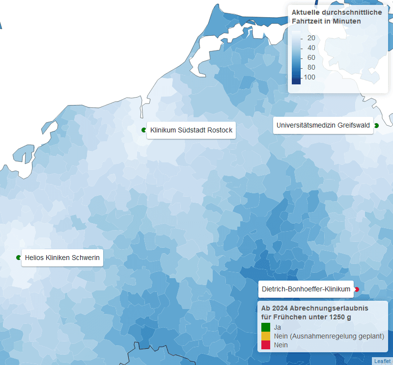 Quelle: Mindestmengen-Transparenzliste 2024 des AOK-Bundesverbandes | Quelle: Tim Holthaus, Universität Wuppertal, Berechnungen: Science Media Center Germany
